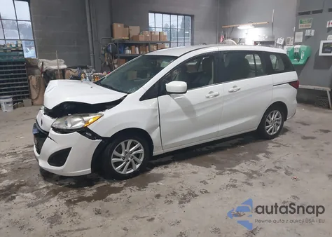 2012 Mazda Mazda5 Sport z USA, uszkodzony, nr VIN JM1CW2BL5C0124140